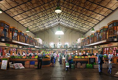 The redevelopment of Scarborough Market